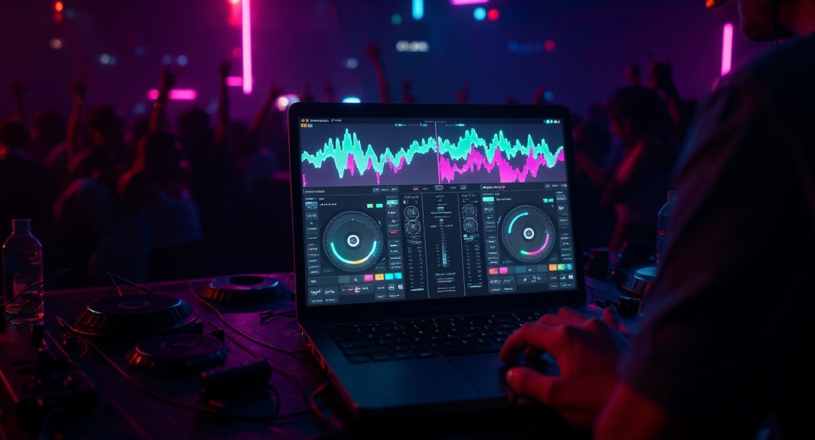 DJ controller plugged into EVS Deck Pro